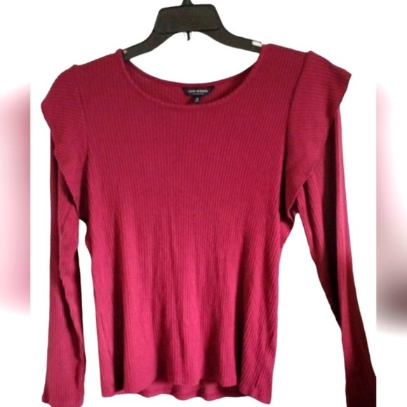 Lucky Brand Ribbed Top - Picture 1 of 9
